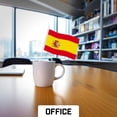 thumbnail image 4 of G128 50 Pack Handheld Spain Spanish Stick Flags | 4x6 In | Printed 150D Polyester, Country Flag, Solid Plastic Stick, Spear White Tip, 4 of 10