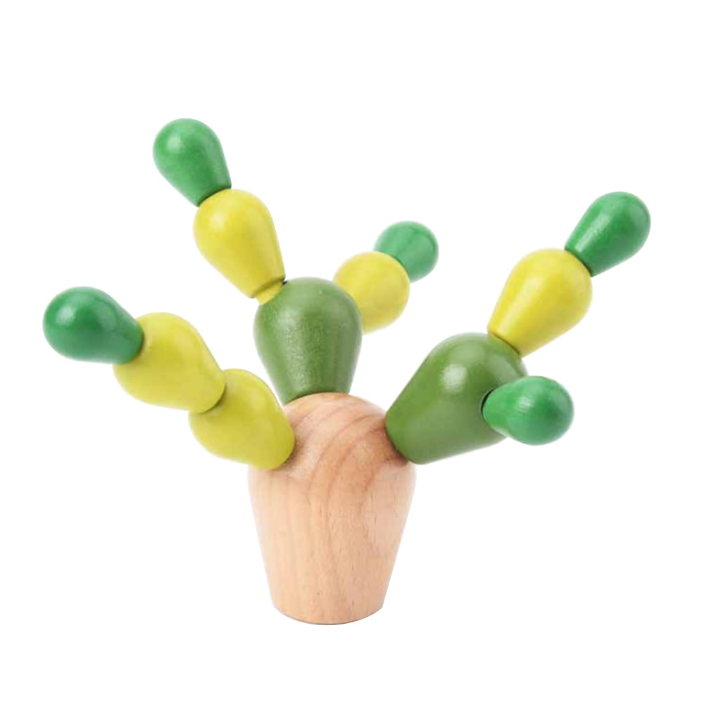 Kids/Baby Preschool Alphabet Cactus Balance Stacking Blocks Toy Educational 