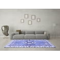 thumbnail image 3 of Ahgly Company Machine Washable Indoor Rectangle Abstract Blue Modern Area Rugs, 6' x 9', 3 of 4