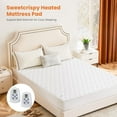 thumbnail image 2 of Heated Mattress Pad Queen Size (80×60″) – Dual Zone Electric Bed Warmer, 12 Adjustable Heat Settings, 12‑Hour Auto Shut‑Off, Machine Washable, ETL Certified, 2 of 8