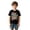 Black, variant on Boys Short Sleeve Graphic Tee For School Back To School Ready Comfortable Kids Top With Round Neck Muscle Tops Boys