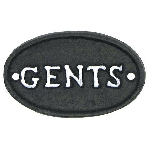 TreasureGurus Rustic Iron Bar & Game Room Signs/Wall Signs, 6" x 5"