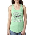 thumbnail image 2 of Wild Bobby Respect The Locals Save Our Oceans Shark Animal Lover Ladies Racerback Tank Top, Mint, Large, 2 of 6