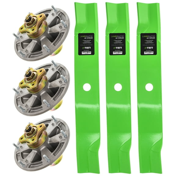 8TEN Spindle High Lift Blade Kit for John Deere 60 inch Z820A MK1002295