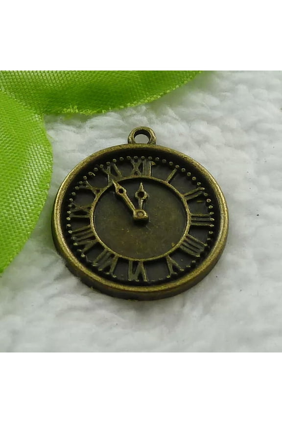 88pcs bronze plated clock charms 28X24mm B1012