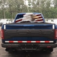 thumbnail image 4 of Rear Window Graphic Decal For SUV jeep PICK-UP TRUCK  American flag PERFORATED VINYL TINT Sticker Window Tint, 4 of 5
