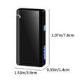thumbnail image 3 of kkbbma USB Charging Lighter Alloy Body Compact And Convenient USB Charging Long Battery Life Display With LED Lighting Windproof Lighter, 3 of 6