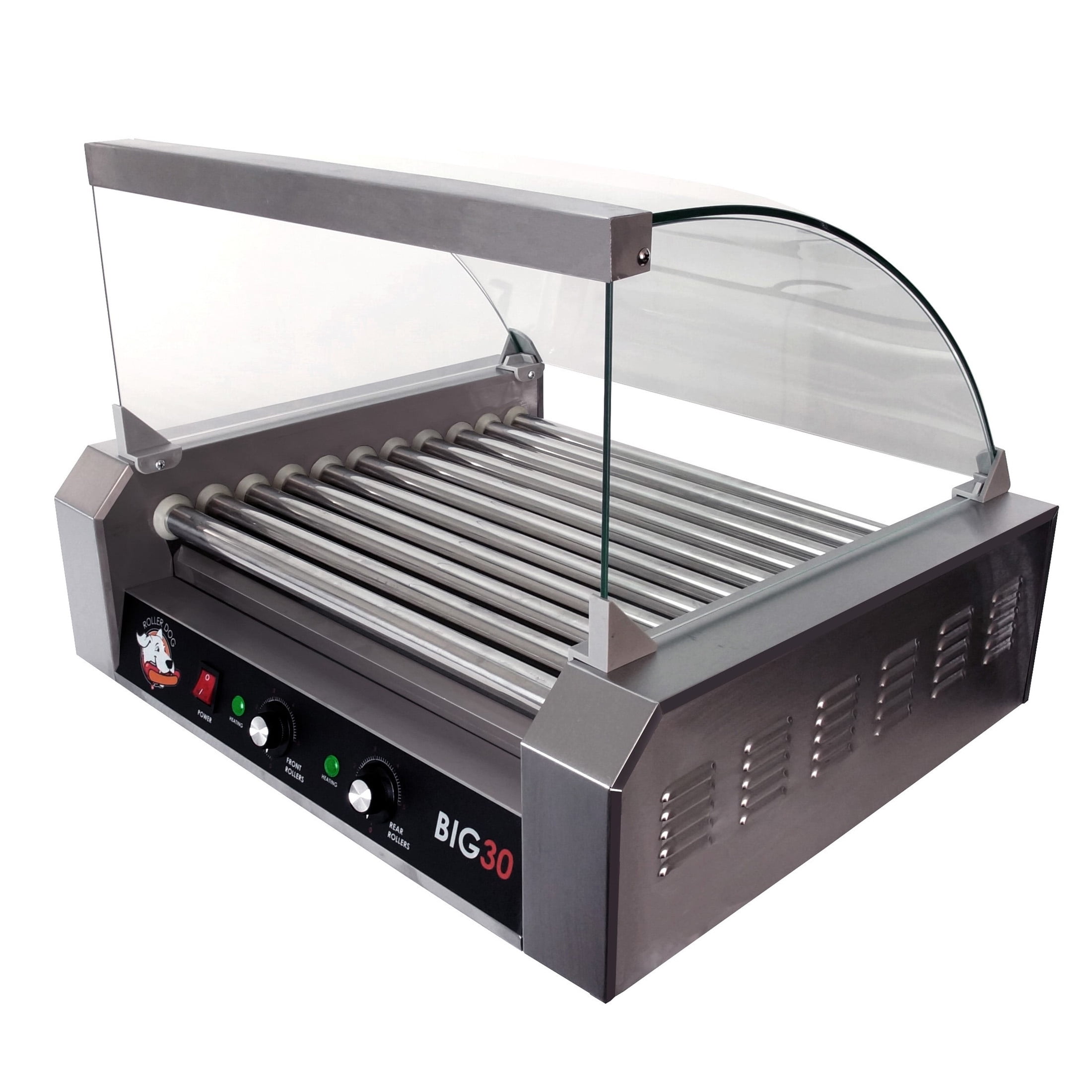Uncategorized Hot Dog Cookers Specialty Kitchen Appliances roller dog rdb30ss commercial 30 hot grill cooker machine with guard walmart com