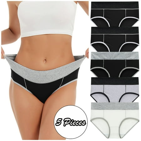 

Medcursor Women Solid Color Patchwork Briefs Panties Underwear Knickers Bikini Underpants
