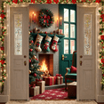 thumbnail image 6 of Christmas Theme Holiday Banner Decorative Design Fireplace Decoration Gift Elements for Home Christmas Party Indoor Decoration, 6 of 9