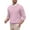 Pink, variant on GBSYEWXS Men Pullover Sweaters Long Sleeve Pullover Daily Wear Solid Color Comfortable Beige Collared Sweater