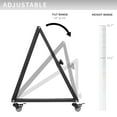 thumbnail image 6 of VIVO Low Height Mobile TV Stand for 32 to 65 inch Flat Curved Screen TV, 6 of 8