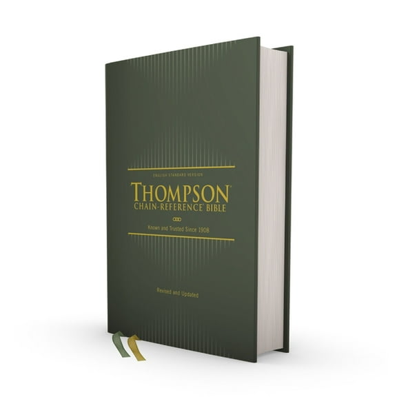 Esv, Thompson Chain-Reference Bible, Hardcover, Green, Red Letter, (Hardcover)