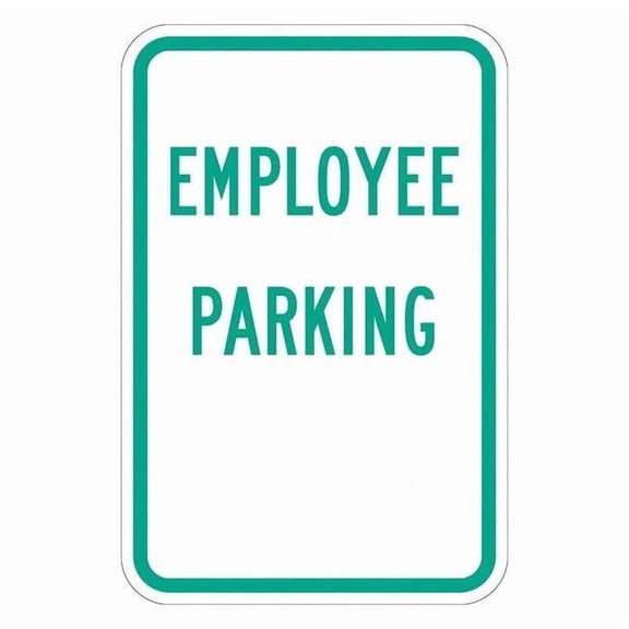 Lyle Employee Parking Sign,18" x 12, T1-1179-DG_12x18 T1-1179-DG_12x18