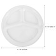 thumbnail image 2 of 4Pcs Household Fruit Plates Multi-function Dinner Plates Round Fruit Trays Food Accessory, 2 of 8