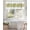 Lemon Yellow, variant on Sage Green White Geometric Stripes Kitchen Valances for Windows Minimalist Modern Art Valance Curtains&nbsp; for Kitchen /Living Room/Bedroom/ Bathroom Decor, 54"x18 " ,Rod Pocket 1 Panel,