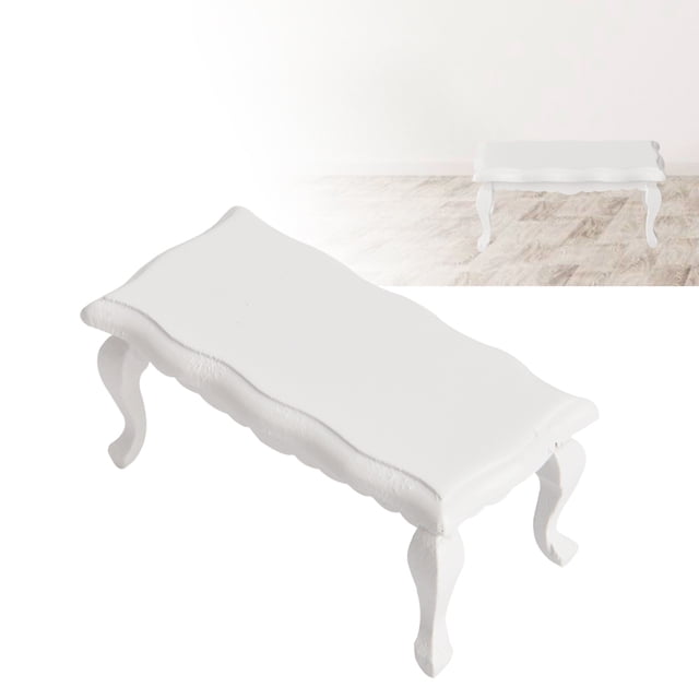 Mesa Auxiliar Para Casa De Muñecas En Miniatura, Muebles De Madera Ecológicos, Accesorios Para Muñecas, Mano De Obra Fina, Apariencia Exquisita Para Casa De Muñecas
