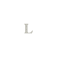 thumbnail image 2 of Deltana RL4L-15 4" Residential Letter L; Satin Nickel Finish, 2 of 3