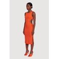 thumbnail image 2 of Women's Side Slit Drawstring Side Midi Dress, 2 of 3