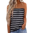 thumbnail image 2 of Top de tubo,Top de tubo para mujer Camisa sin tirantes sin mangas de moda Top de tubo informal Diseño de última generación, 2 of 2