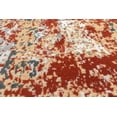 thumbnail image 2 of Furnish My Place Indoor Distressed Vintage Faded Rug with Jute Backing - 3 ft. 6 in. x 5 ft. 6 in., Rust, Abstract, Area Rug for Living Room, Bedroom, Hallway, 2 of 9