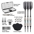 thumbnail image 5 of Viper Bobcat Nickel Plated Adjustable Soft Tip Darts w/ Green Rings, 16-18 Grams, 5 of 5
