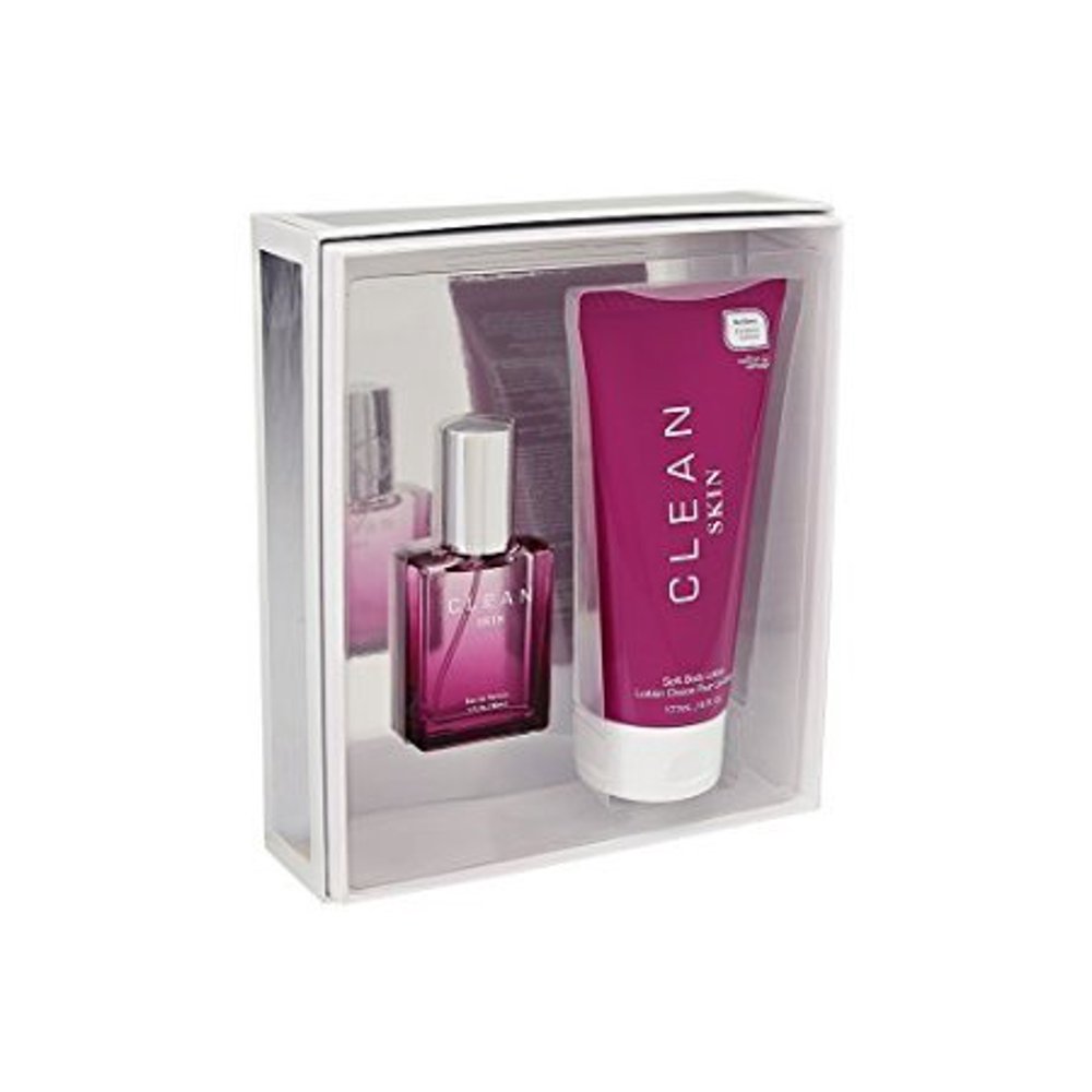 Clean Fragrance Clean Skin Eau De Parfum and Soft Body Lotion Gift Set