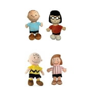 Plush 12" Pink Peppermint Patty Chuk Charlie Brown Linus Marcy Marcie 4 Dolls New