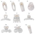 thumbnail image 5 of Hukai Pack of 10 Clear Acrylic Hair Clips Hair Accessories Clear Hair Clip Clear Hair Pins Hair, 5 of 8