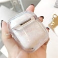 thumbnail image 5 of Bling Quicksand Case Compatible with AirPods Pro, Cute Sparkle Liquid Protective Case, Funny Creative Hard Clear Airpods 3rd Cover with Keychain (Silver Pink, AirPods Pro), 5 of 13