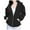 Black, variant on Futezty Women's Drawstring Zip Up Cute Hoodies Fall Jacket Oversized Casual Sweatshirts with Pocket