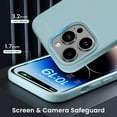thumbnail image 5 of Magnetic Case Compatible for iPhone 14 Pro Max Case [Compatible with MagSafe] [+Screen Protector] Liquid Silicone Gel Rubber Full Body Protective Cover Case 6.7 Inch-Succulent, 5 of 14
