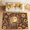 Multicolour 4, variant on CURLYOOT Abstract Sun Moon Floral Hippie Boho Area Rugs 5'x7' Washable Rug Large Living Room Rug Non Slip Indoor Floor Carpet for Dining Room Bedroom Home