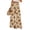 Beige, variant on WTOBBY Women's Loose Casual Halloween Printed Wide Leg Pants, Elastic Waistband Drawstring with Pocket, Novelty Fall Seasonal Trousers,Beige L