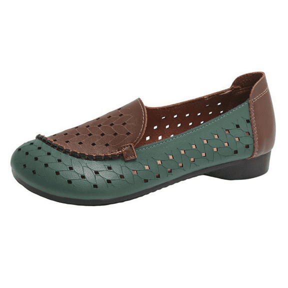 CHICVOMEY Women's Breathable Slip-on Loafers Comfortable Walking Shoes for Women Lightweight Soft Sole Casual Ballet Flats with Anti-Slip Rubber Outsole