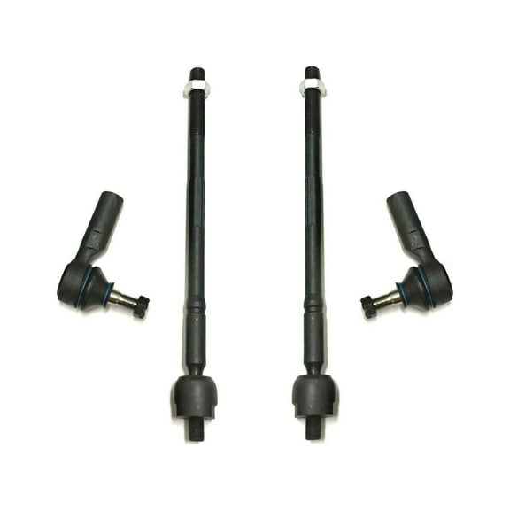 NEW Kit Front Driver & Passenger Inner   Outer Tie Rod Ends Steering Linkages 4 Pc