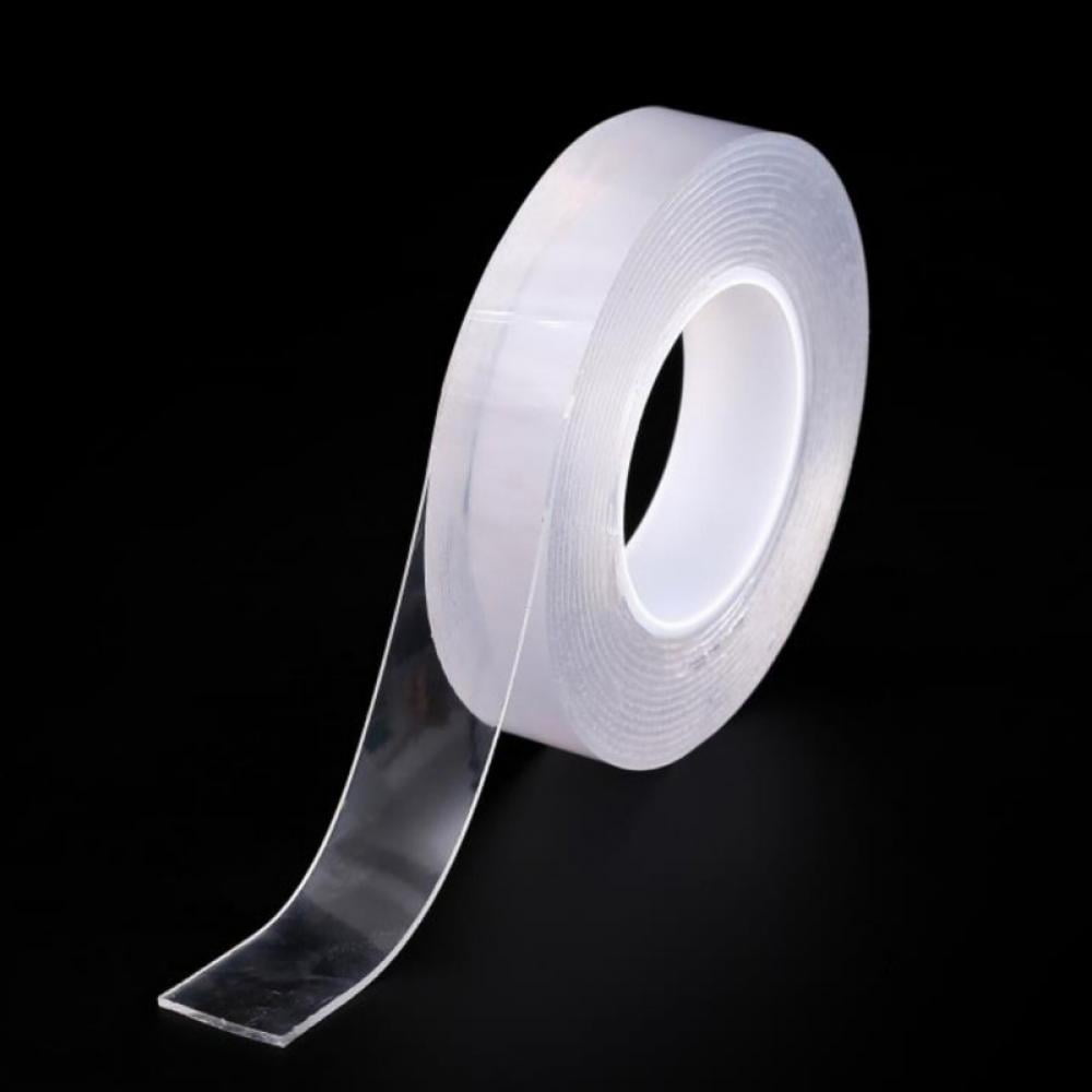 Free to Remove Transparent Traceless Tape 2019 New Kitchen Cabinets or Tile 16.5Ft Washable Reusable Adhesive Multi-Funtion Nano Tape Metal Heavy Duty Silicone Double-Sided Tape Stick to Glass 