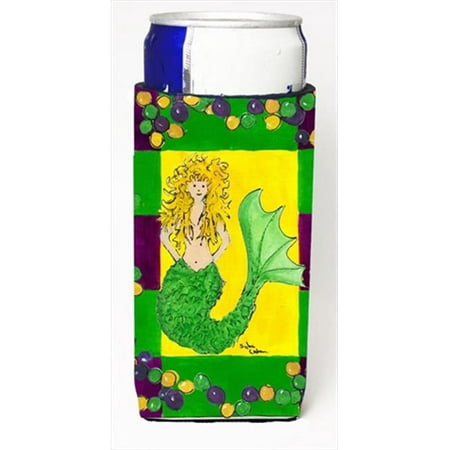 

Carolines Treasures 8036MUK Mardi Gras Mermaid Michelob Ultra bottle sleeves For Slim Cans - 12 Oz.