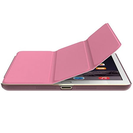 Zeimax iPad mini, iPad mini 2, iPad mini 3 Ultra Thin Magnetic Smart Cover & Back Case (Best Thin Ipad Mini Case)