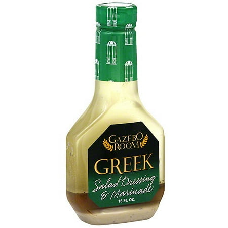 Gazebo Room Greek Salad Dressing & Marinade, 16 oz (Pack of 6