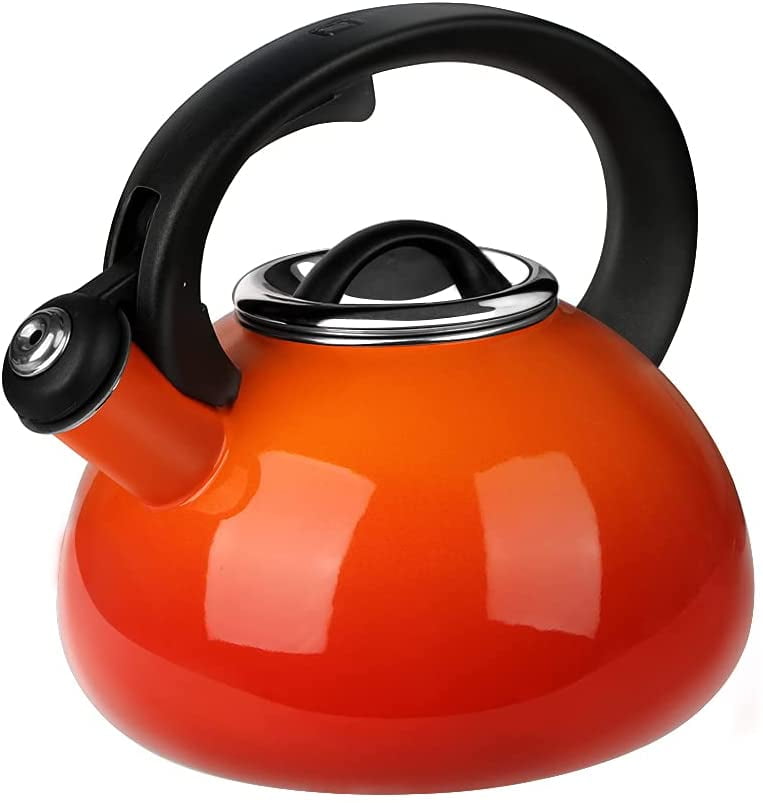 Whistling Tea Kettles, AIDEA 2.3 Quart Ceramic Tea Kettle for Stovetop