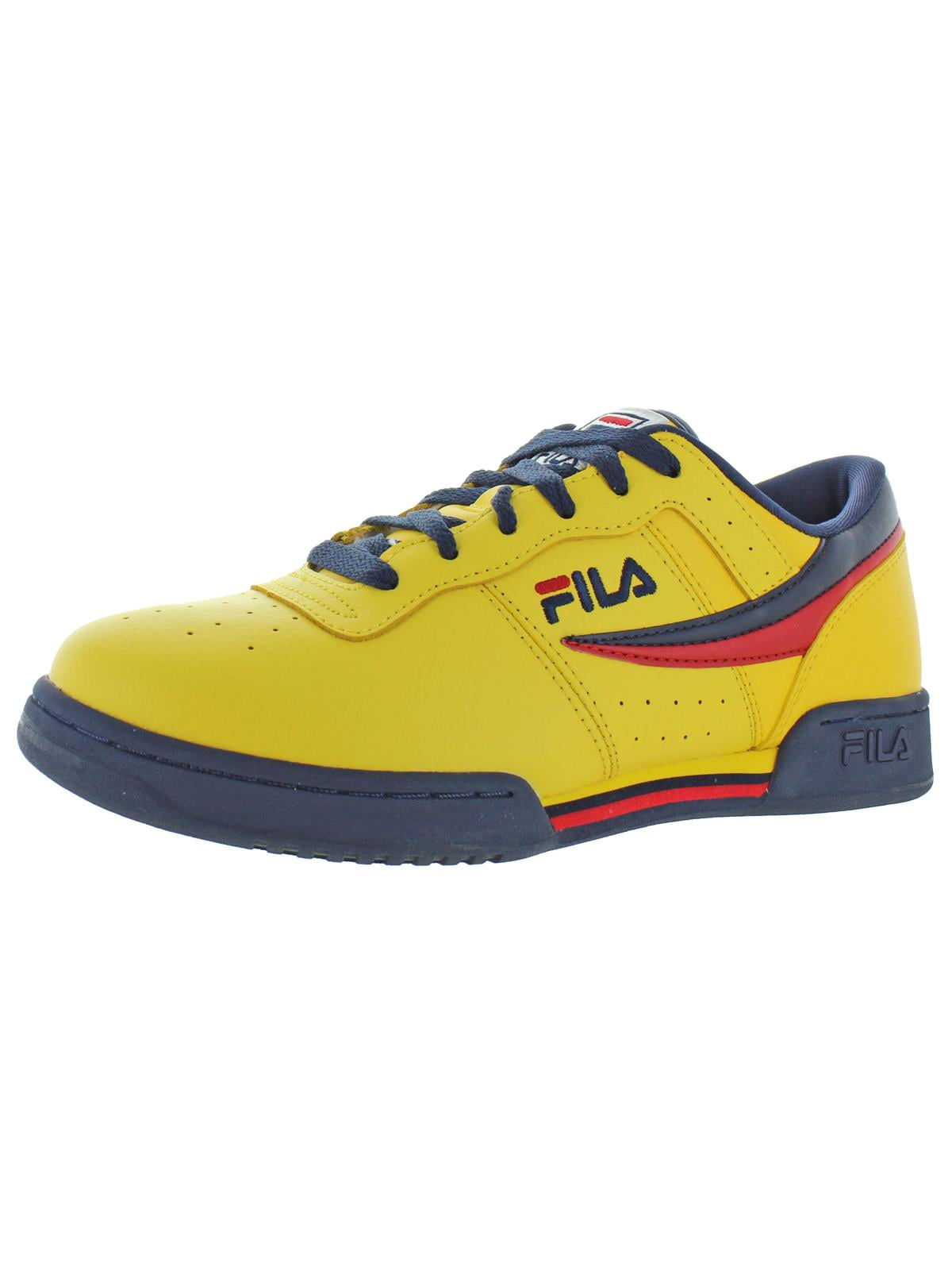 yellow fila shoes mens