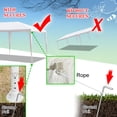 thumbnail image 6 of Party Tent 10x30 Outdoor Canopy Gazebo Waterproof Tent, Outdoor Gazebo BBQ Shelter Pavilion with 5 Removable Sidewalls, for Party Wedding Catering Gazebo Garden Beach Camping Patio, S10150, 6 of 9