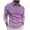 Violet, variante sur Styesk Chemises pour Hommes Chandail à Col Rabattu Manches Longues Fermeture Éclair Mode Bling Imprimé Décontracté