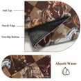 thumbnail image 6 of Runner Rugs 2x6 Ft, Vintage Gray Brown Horses Non Slip Area Rugs for Kitchen Bedroom Entryway, Farmhouse Plaid Country Animals Washable Carpet Runner Rug Floor Mats for Bedroom Home Decor, 6 of 8