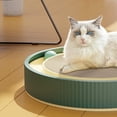 thumbnail image 4 of AAOMASSR Cat Scratcher with Ball Turntable Cat Toy, Cat Track, Interactive Cat Toys Sunken Bowl Shape Round Scratch Board Sleeping Nest, 4 of 5