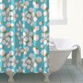 thumbnail image 4 of Waterproof Sakura Watercolor Cherry Blossoms Shower Curtain 72x72 Inch Boho Style Polyester Unique Shower Curtain for Bathroom Hotel Home Decor with 12 Plastic Hooks, 4 of 5