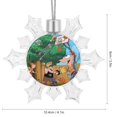 thumbnail image 2 of Phineas And Ferb Snowflake Pendant Christmas Party Decorations Snowflake Ornaments for Winter Christmas Tree Window Decor, 2 of 6
