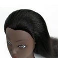 thumbnail image 4 of Maytalsory Hair Styling Practice Doll Head Training Mannequin Clamp 16in Black Skin, 4 of 9
