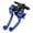 blue, variant on Motorcycle Universal CNC Aluminium ASV Brake Clutch Levers Handle For KTM Honda Kawasaki Yamaha XR50